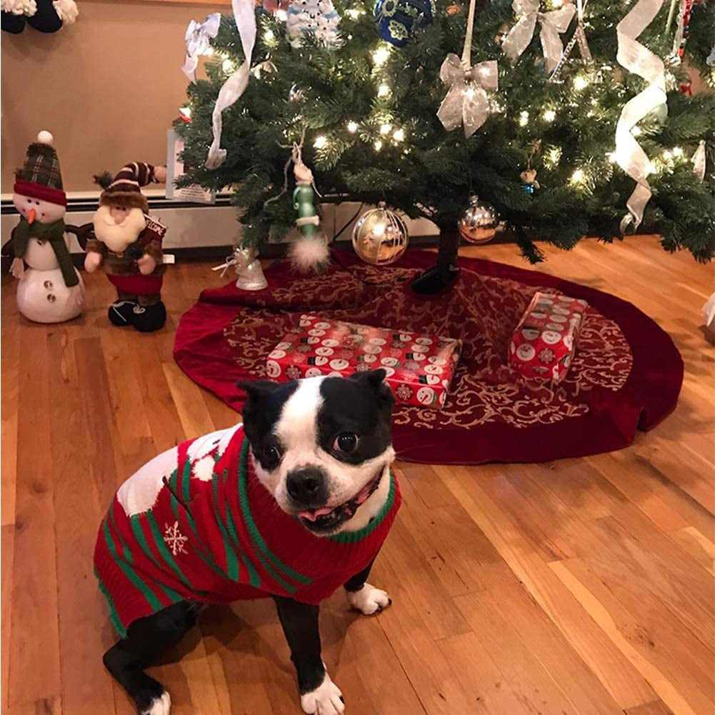 Dog Snowman Sweater - Holiday Sweater for Small Dogs and Cats (Snowman, XXL)